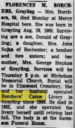 Borchers AuSable Canoe & Kayak - Apr 27 1965 Article